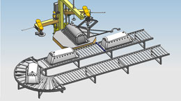 全自动锯边机Fully automatic sawing machine